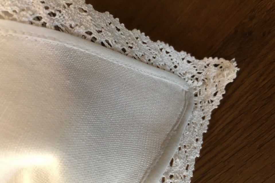 BREAD BASKET NAPKIN WITH LACE